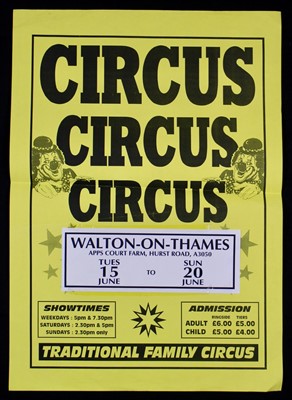 Lot 15 - Circus Hoffman family posters (2)
