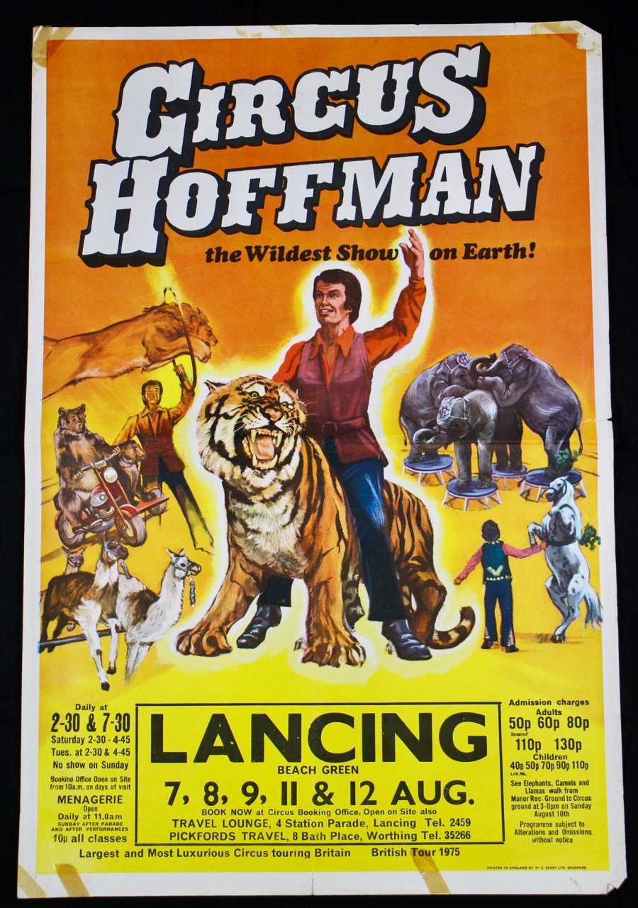 Lot 22 - Circus Hoffman posters, 1970’s (3)