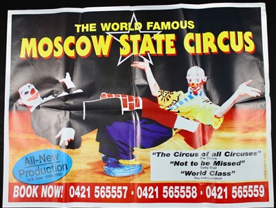 Lot 36 - Large Moscow State Circus poster, 1998-2000 (1)