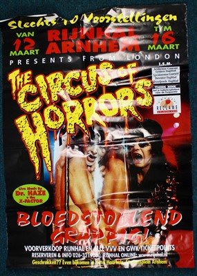 Lot 37 - Large Circus of Horrors posters, 1990’s (2)