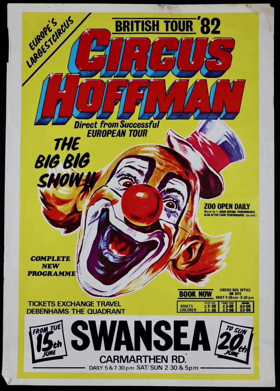 Lot 42 - Circus Hoffman posters, 1980’s (4)