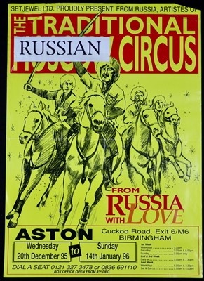 Lot 47 - Circus posters, 1980-90’s including Paulo’s....