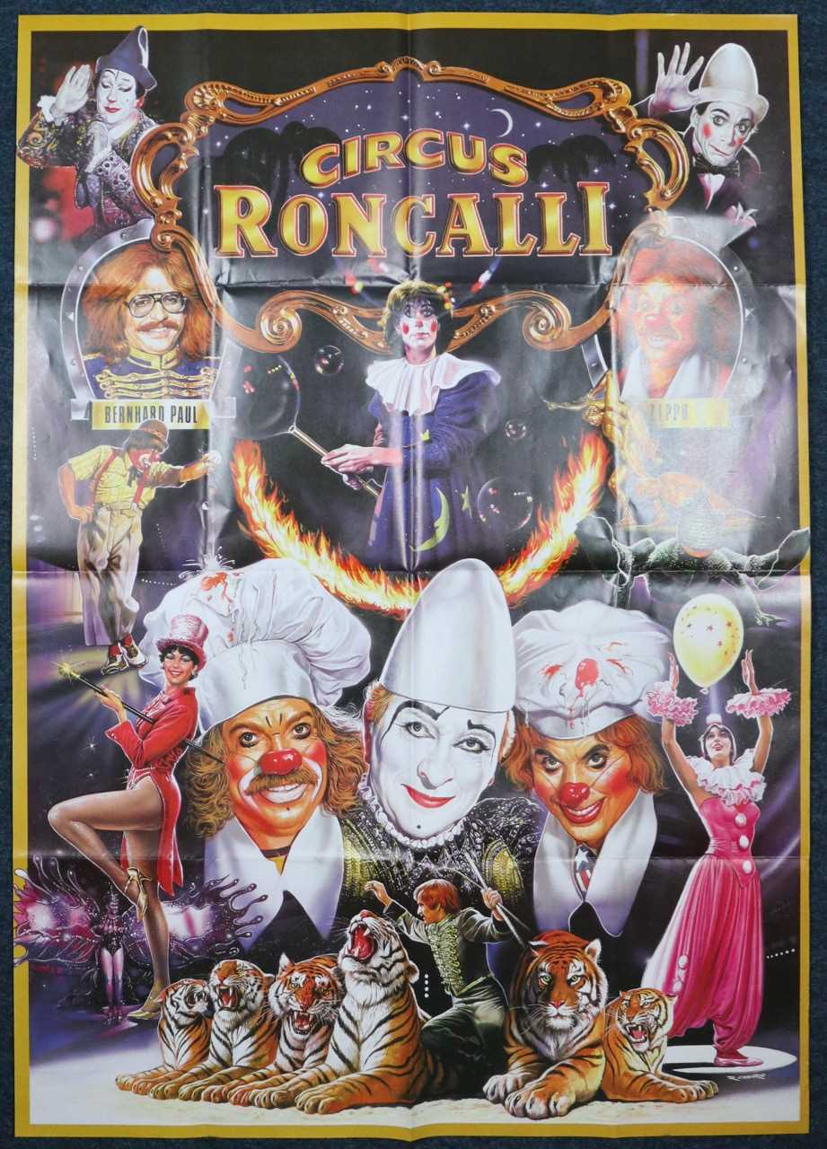 Lot 49 - Large Circus Roncalli and Funfair posters (2)