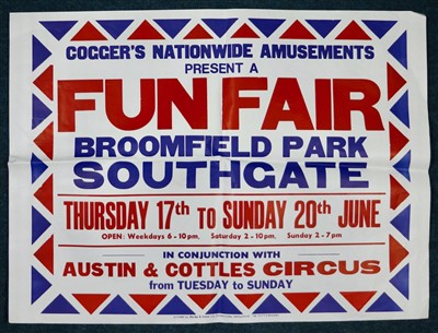 Lot 49 - Large Circus Roncalli and Funfair posters (2)