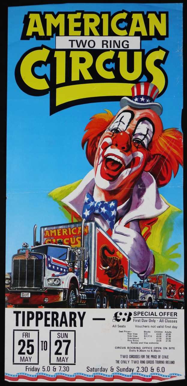 Lot 52 - American 2 Ring Circus Posters. 1980’s (4)
