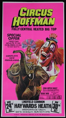 Lot 53 - Circus Hoffman posters, 1980’s (4)