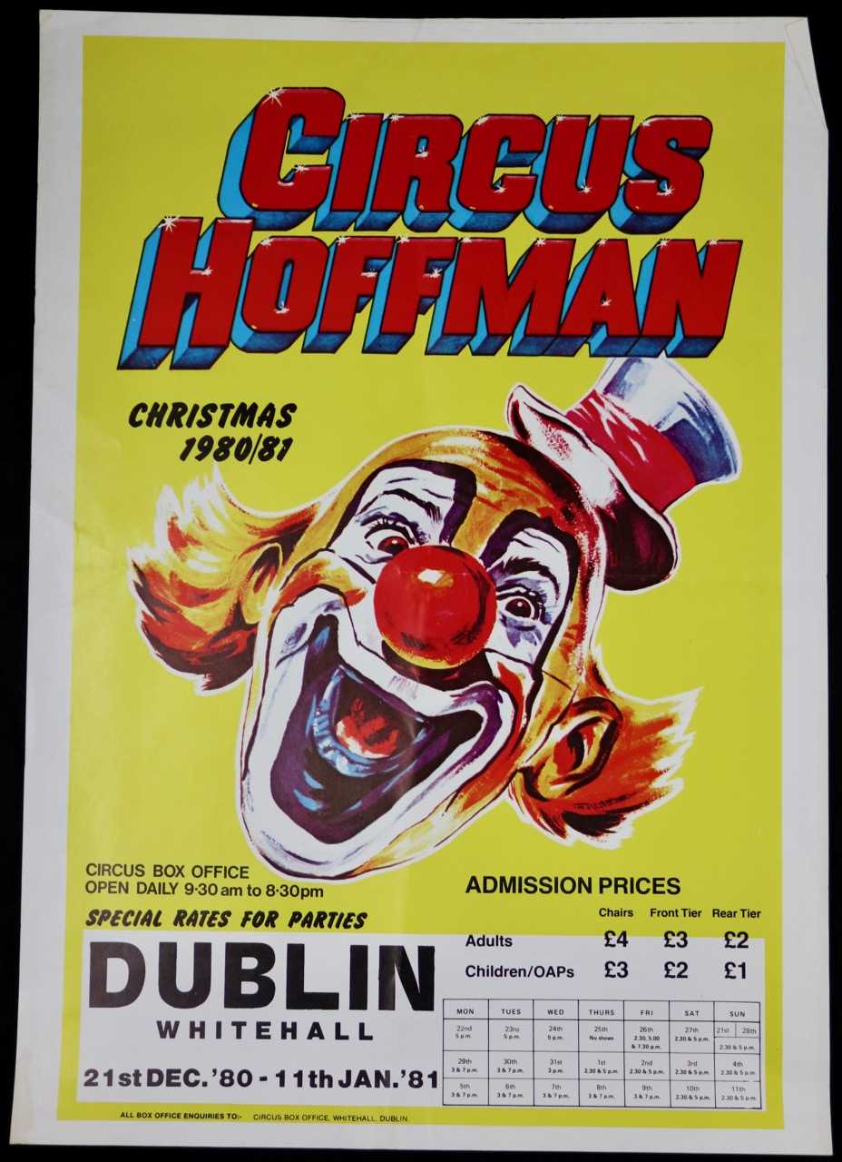 Lot 54 - Circus Hoffman posters, 1980’s (3)