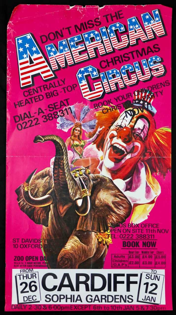 Lot 57 - American Circus Posters, 1980’s (5)
