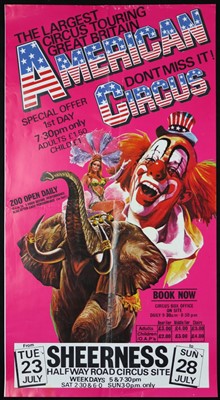 Lot 57 - American Circus Posters, 1980’s (5)