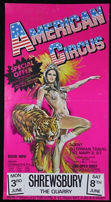 Lot 58 - American Circus posters, 1980’s (5)