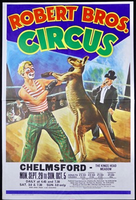 Lot 59 - Roberts Brothers Circus posters, 1970’s – 90’s...