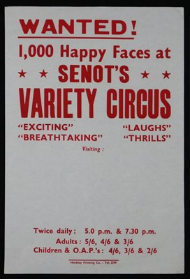 Lot 60 - Small circus posters (7)