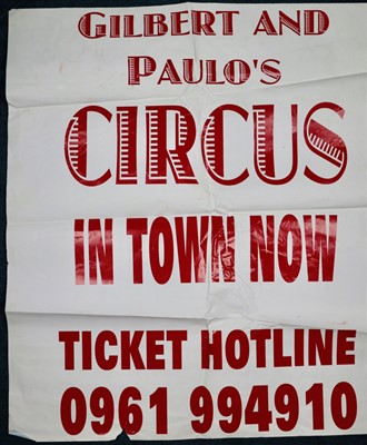 Lot 68 - Large Paulo’s Circus posters (5)