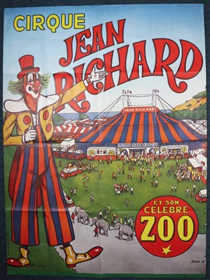Lot 73 - Large Jean Richard Circus poster (1)