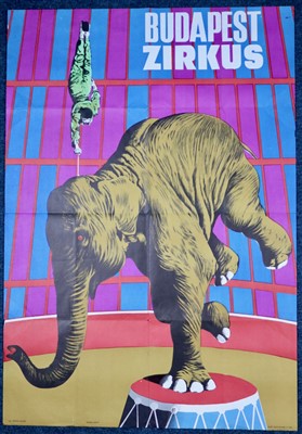 Lot 85 - Large Budapest Zirkus poster (1)