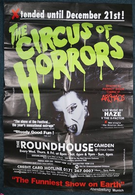 Lot 88 - Three large Circus of Horrors posters (3)