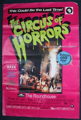 Lot 89 - Three large Circus of Horrors posters (3)