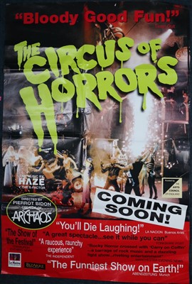 Lot 90 - Three large Circus of Horrors posters (3)