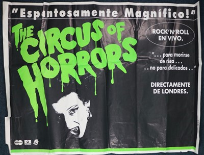 Lot 91 - Four large Circus of Horrors posters (4)