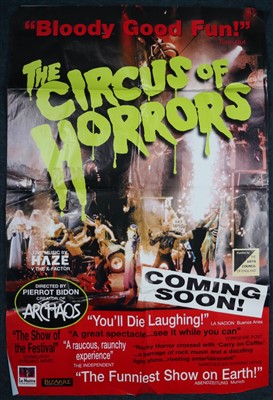 Lot 91 - Four large Circus of Horrors posters (4)