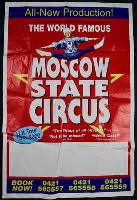 Lot 92 - Two large Moscow State Circus posters (2)