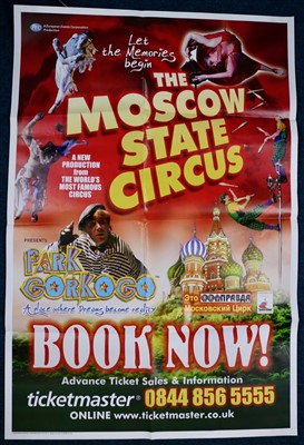 Lot 93 - Two large Moscow State Circus posters (2)
