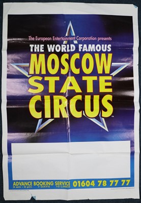 Lot 94 - Two large Moscow State Circus posters (2)