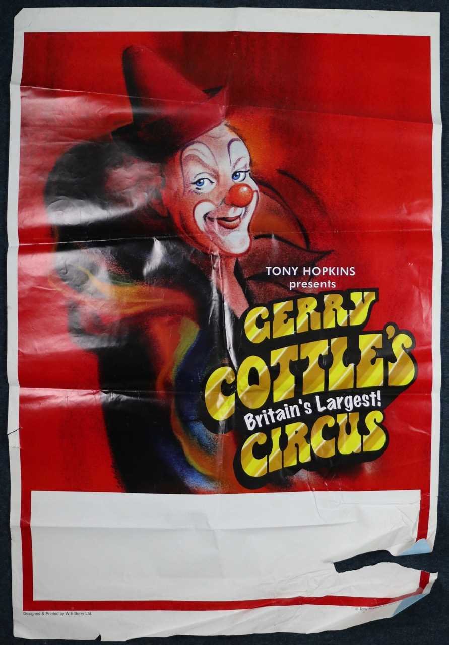 Lot 95 - Two large Gerry Cottle’s Circus posters (2)