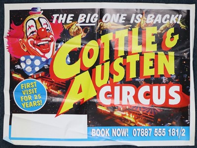 Lot 97 - Two large Cottle and Austen Circus posters (2)