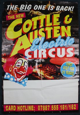 Lot 97 - Two large Cottle and Austen Circus posters (2)