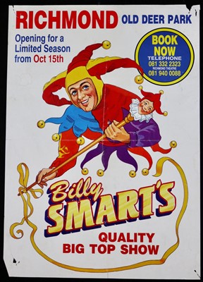 Lot 112 - Modern circus posters – Smart’s, Zyair, Santus,...