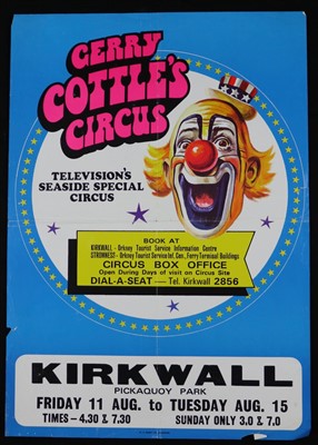 Lot 113 - Circus posters – Gerry Cottle, Cottle and...