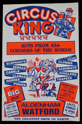 Lot 116 - Circus King posters (4)