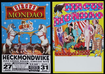 Lot 119 - Modern Circus posters, most A3 with one being...
