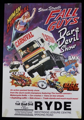 Lot 126 - Stunt show posters (5)