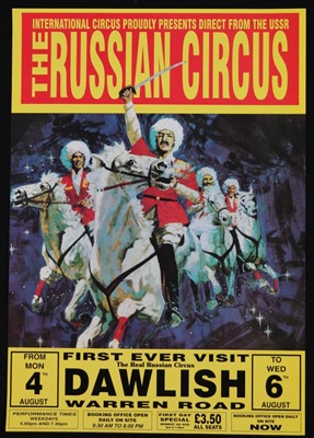 Lot 127 - Russian circus posters (5)