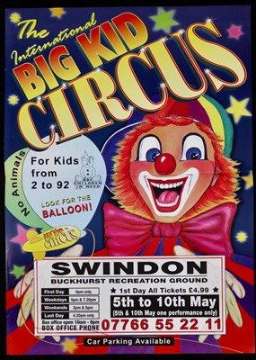 Lot 131 - Big Kid Circus posters (10)