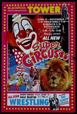 Lot 135 - Blackpool Tower Circus posters (8)