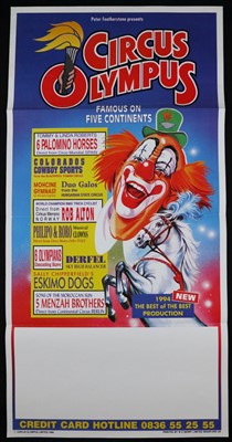 Lot 143 - Modern circus and fairground posters (12)