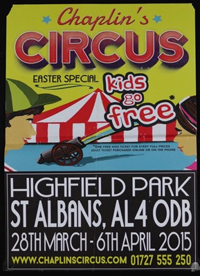 Lot 143 - Modern circus and fairground posters (12)