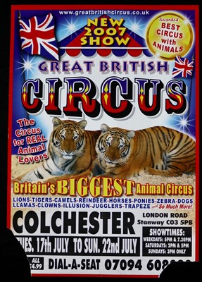 Lot 144 - Modern circus and stunt show posters (12)
