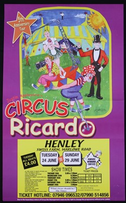 Lot 147 - Modern circus and panto posters (9)