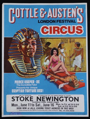 Lot 150 - Cottle and Austen’s Circus posters, 1970’s