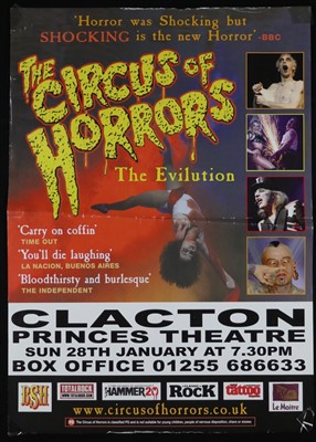 Lot 151 - Circus of Horrors posters (10)