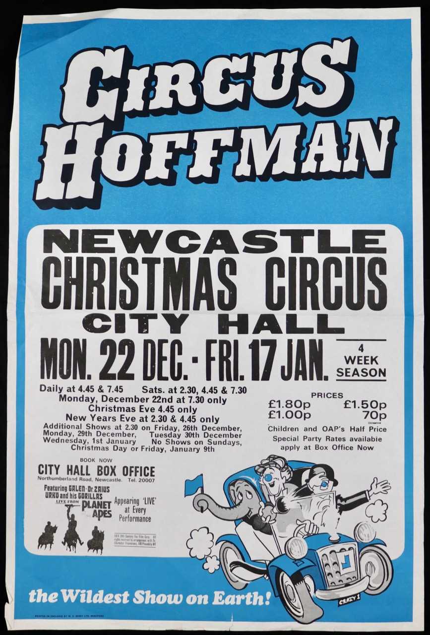Lot 154 - Circus Hoffman posters, 1970’s (3)