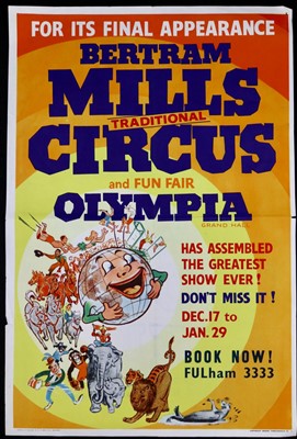 Lot 156 - Bertram Mills Circus posters (2)
