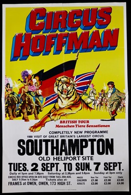 Lot 157 - Circus Hoffman posters, 1980’s (4)