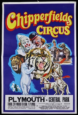 Lot 158 - Chipperfield’s Circus posters, 1970’s (3)