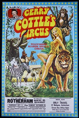 Lot 160 - Gerry Cottle’s Circus posters, 1970’s (3)