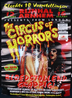 Lot 162 - Circus of Horrors posters, 2 large (3)